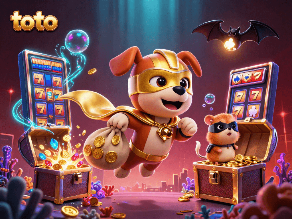 Prediksi toto akurat dengan karakter superhero mengumpulkan koin emas di dunia slot